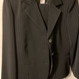 Pin stripe suit